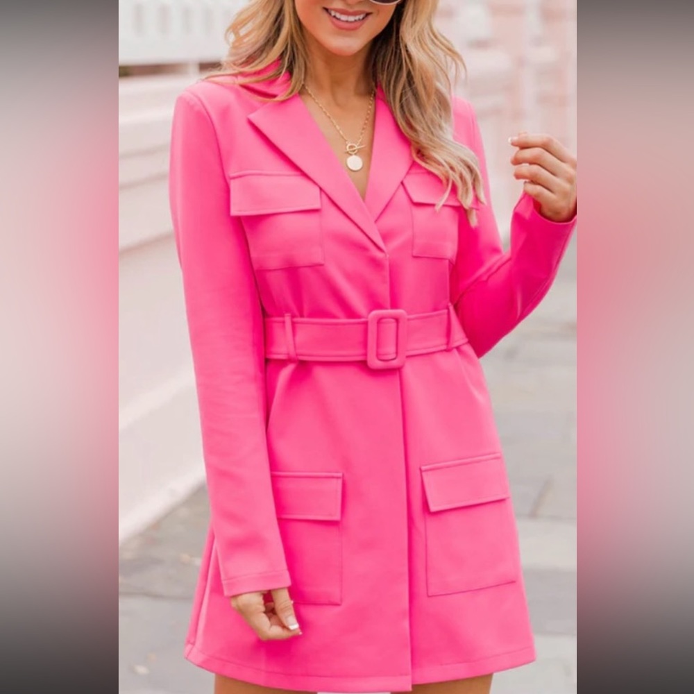 Pink Lily Blazer Dress